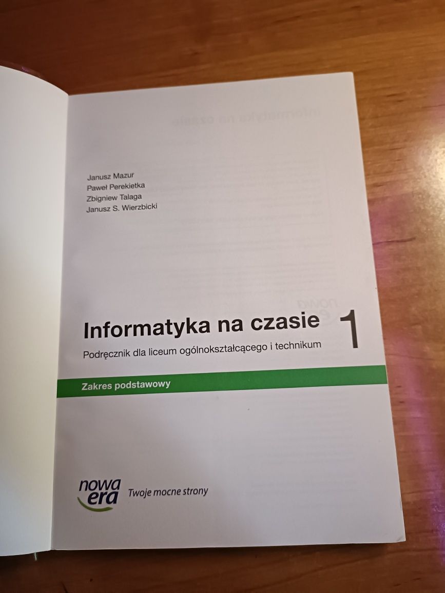 podręcznik do informatyki