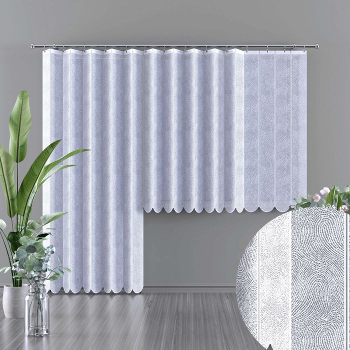 Firanka żakardowa metrażowa Vertical Adela 625438 - 250 cm