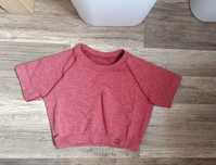 Bezszwowy rashguard cherry, Gym Glamour S