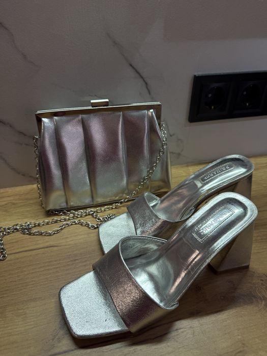 Комплект мюли и сумка