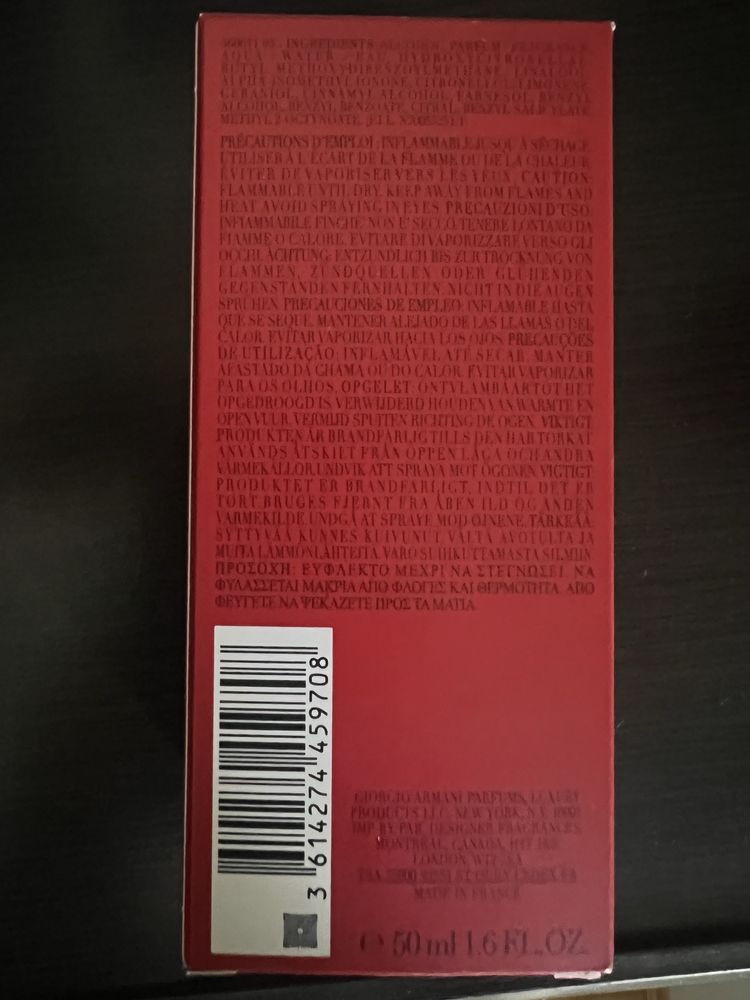 Giorgio Armani Si 50 ml oryginalne Passione Red Musk
