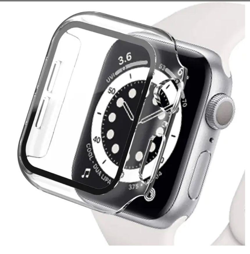 Стекло защитное+чехол/бампер Apple Watch Series 8/9 41mm. Новое