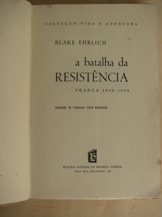 A Batalha da Resistência de Blake Ehrlich