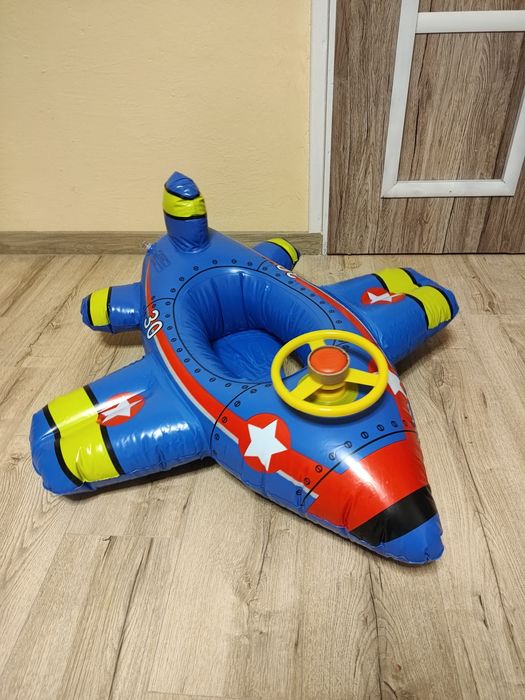 Dmuchany nadmuchiwany materac do pływania koło samolot