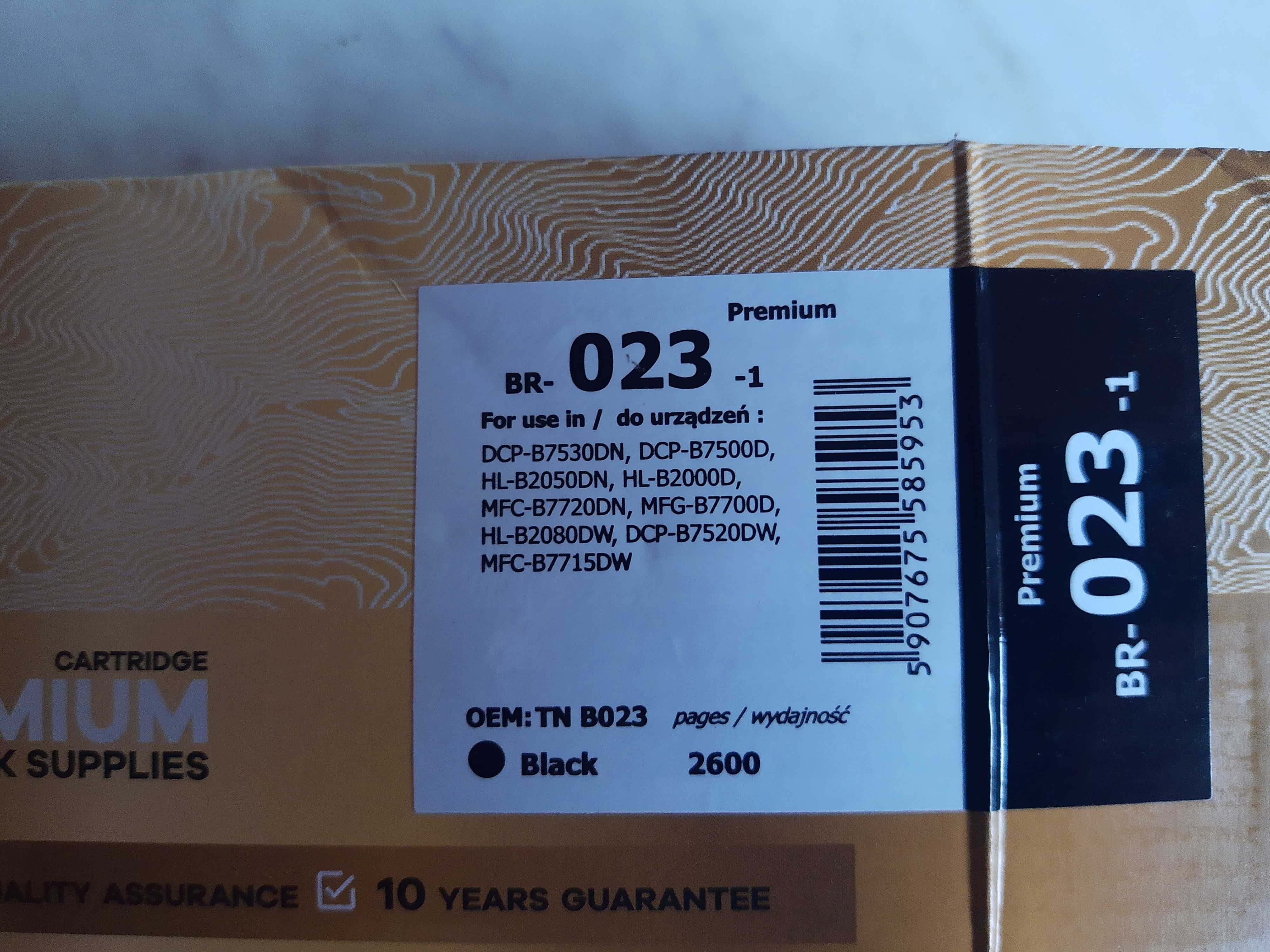 Toner Brother BR-023 Premium, czarny, 2600 stron