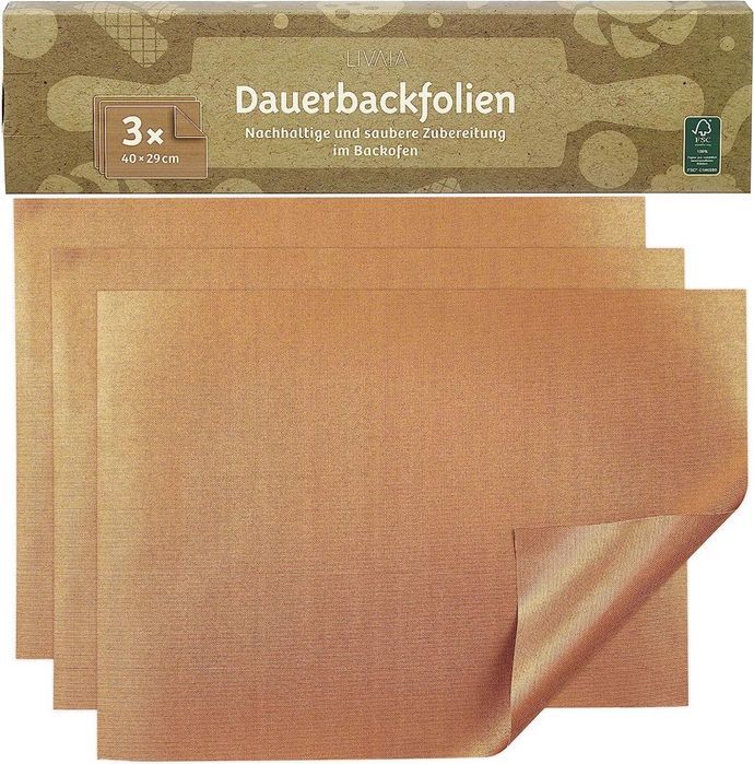 papier do pieczenia wielokrotnego użytku 3szt