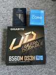 Gigabyte b560m ds3h+intel core i3 10105f+crucial ddr4/3600 16gb