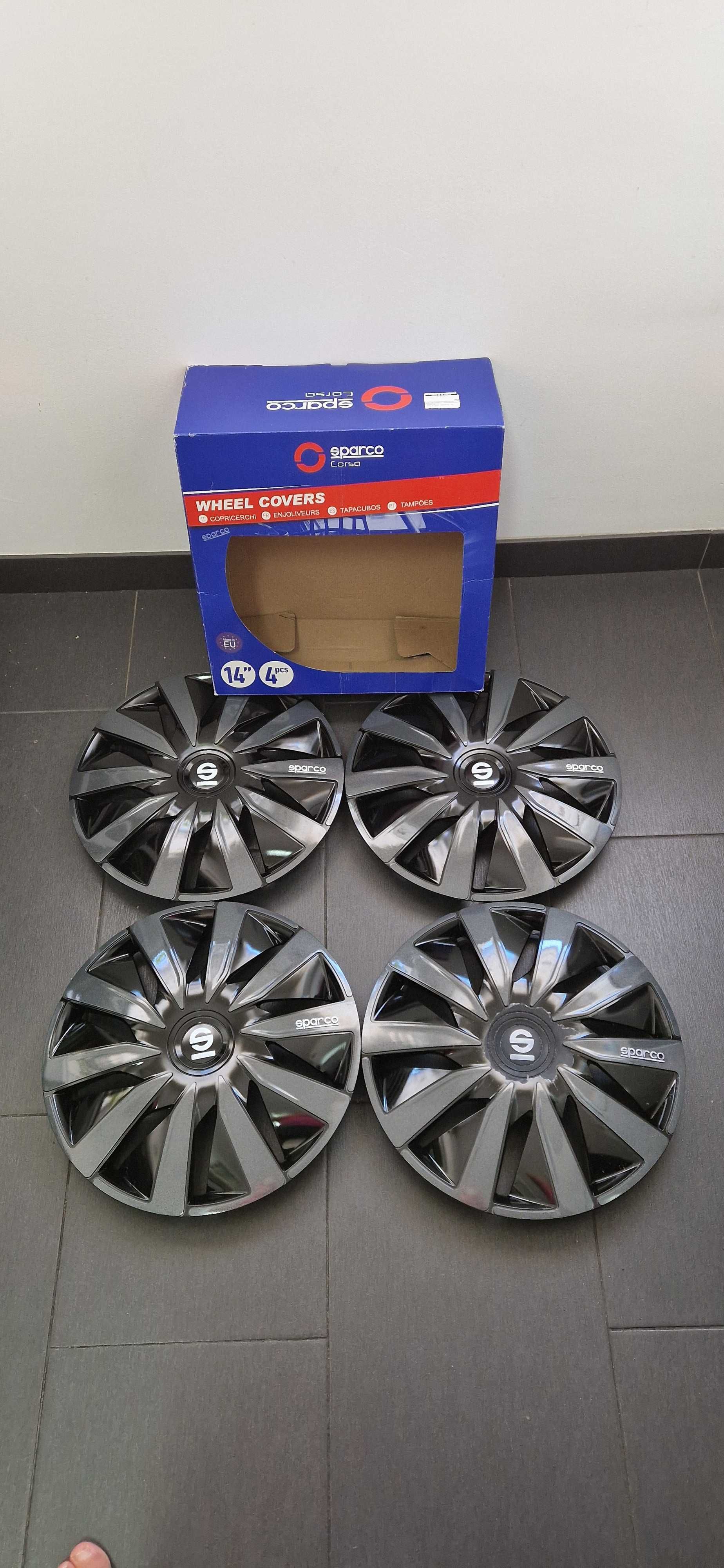 4 Tampões de roda 14"