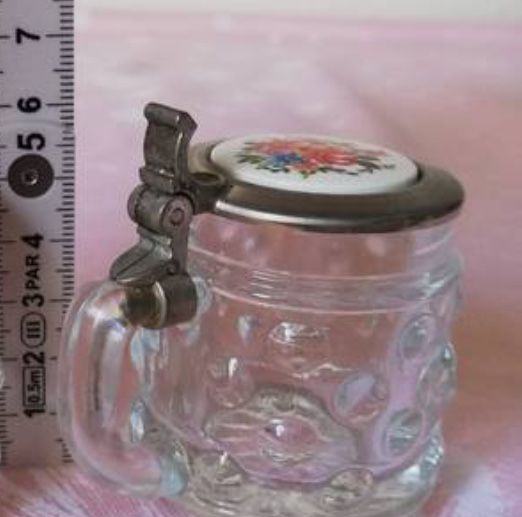 Niemiecki oryginalny mini kufelek kieliszek do sznapsa