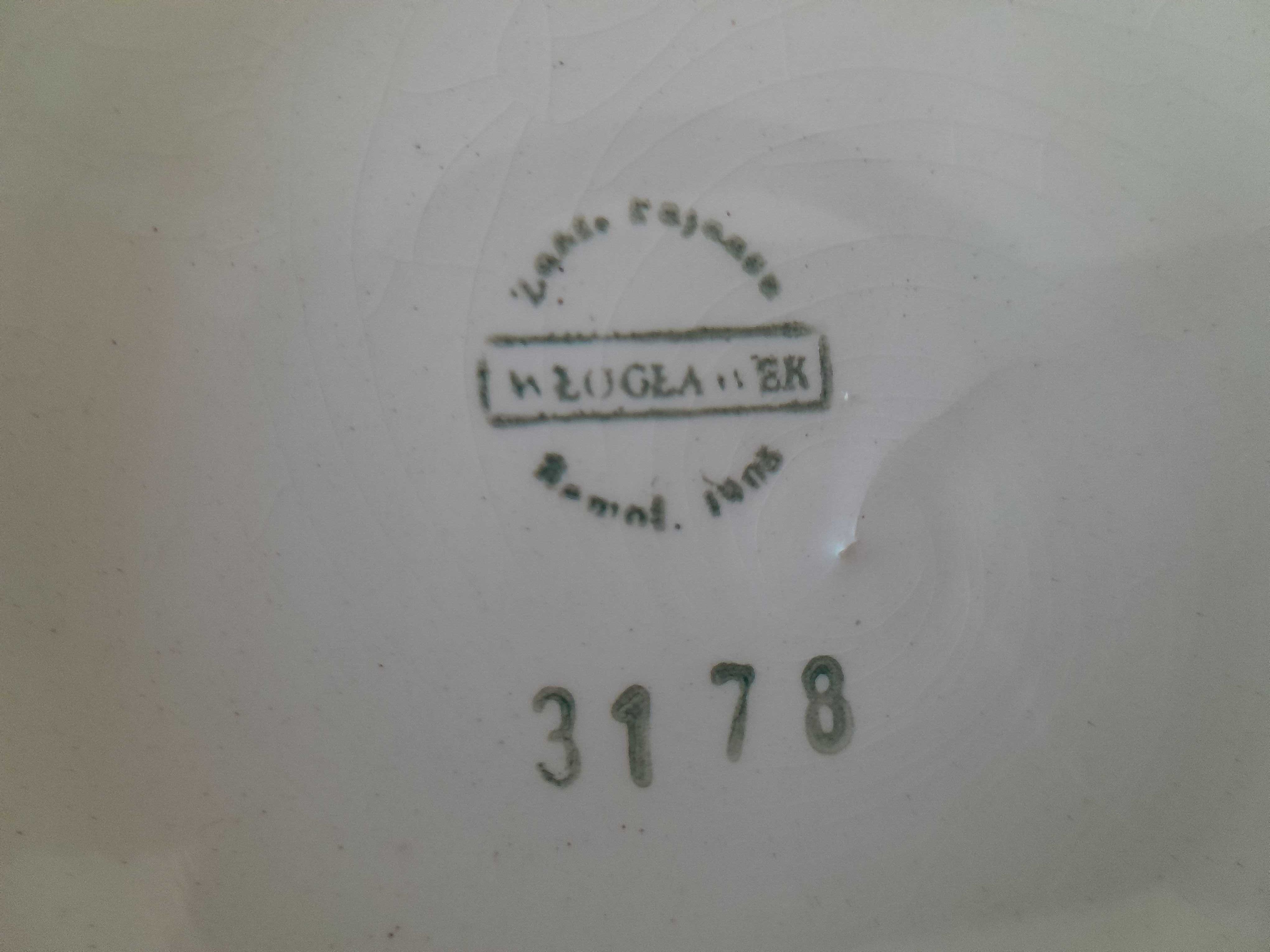Talerz z dziurką PRL, 6 szt. Pikasiak, Włocławek