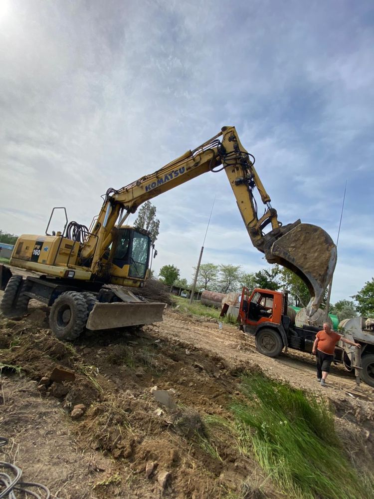 Аренда экскаватора Komatsu PW160-7K