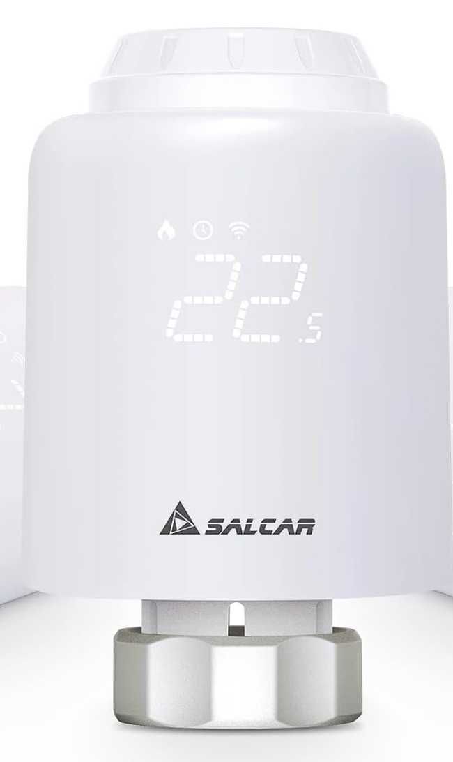 Termostat Grzejnikowy radiator głowica SALCAR TRV603 Smart WiFi