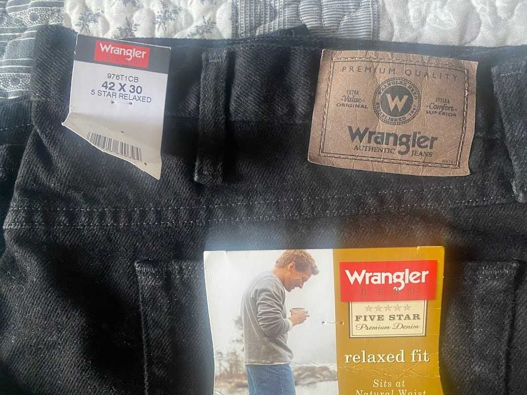 Новые джинсы большой размер Wrangler relax fit 42/30