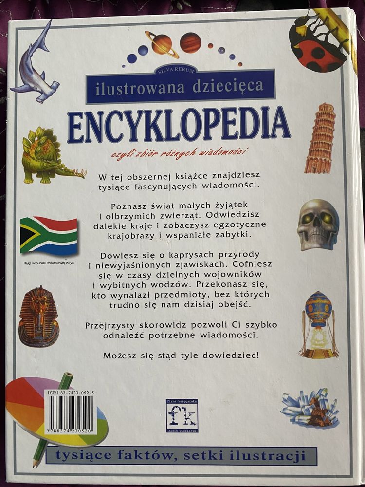 Książki (encyklopedia, przyroda, dinozaury)