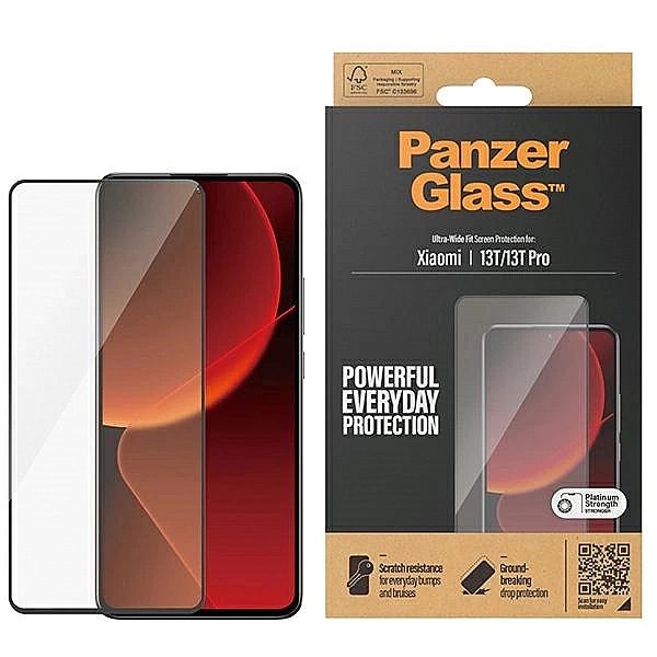 Szkło hartowane PanzerGlass Ultra-Wide Fit antybakteryjne na Xiaomi 13