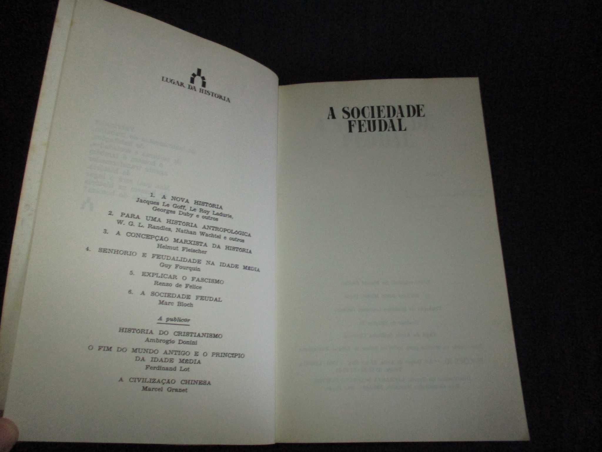 Livro A Sociedade Feudal Marc Bloch Edições 70