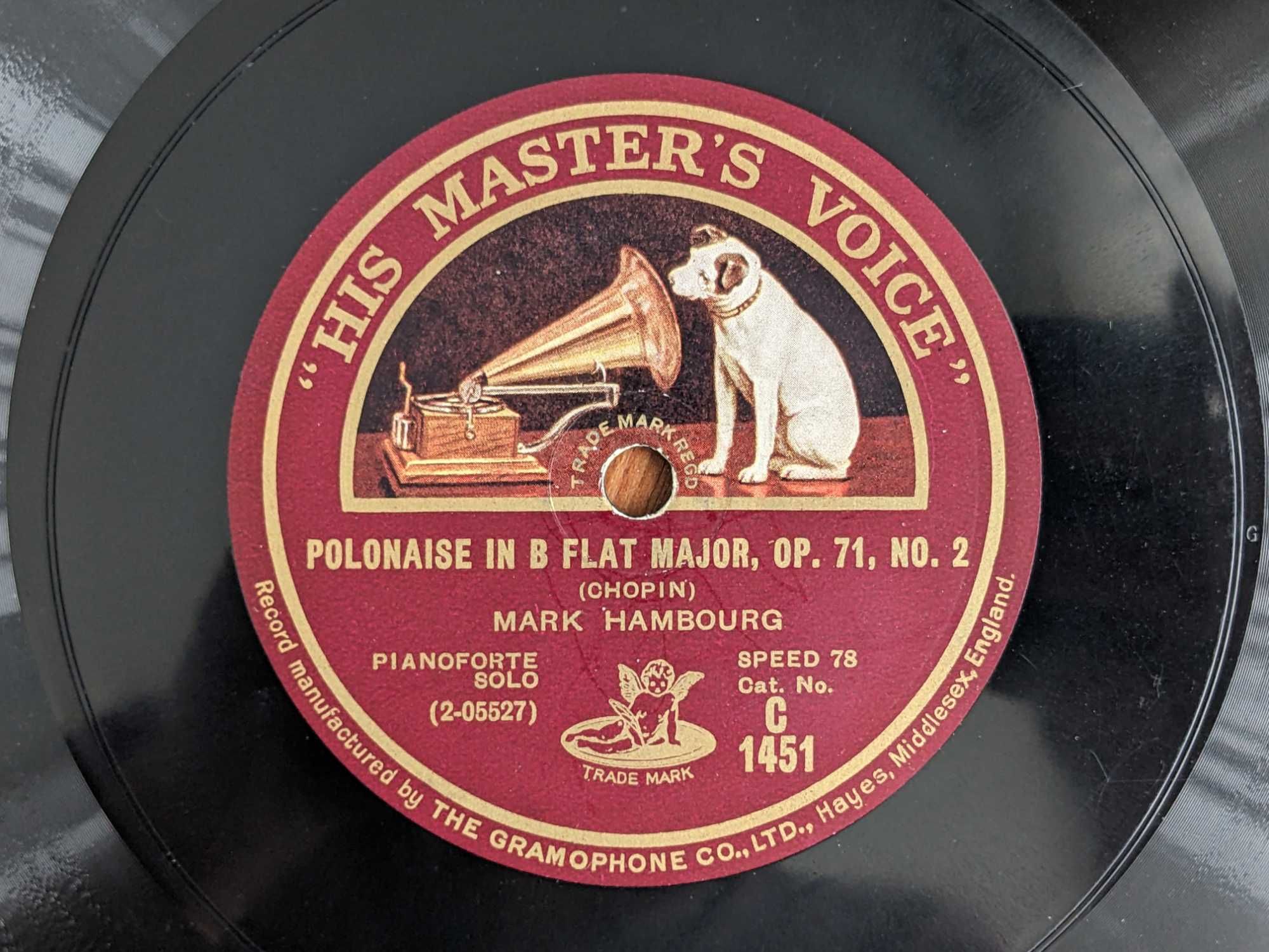 Патефонные граммофонные пластинки His master's voice 78 об шеллак