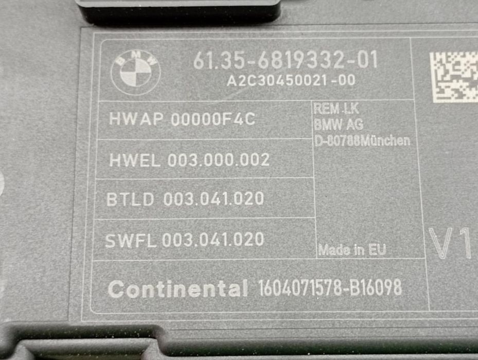 Caixa fusíveis / SAM / BSI BMW 1 (F20)