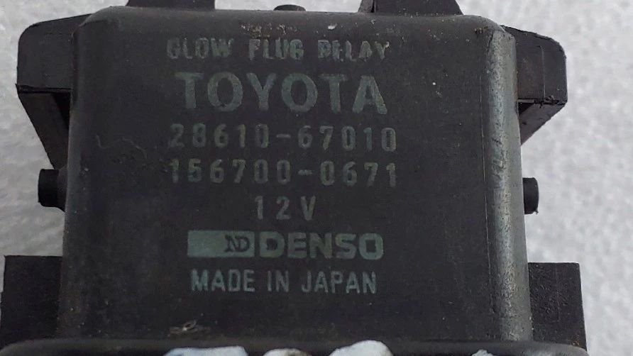 Temporizador velas TOYOTA Yaris Verso Van (_P2_)