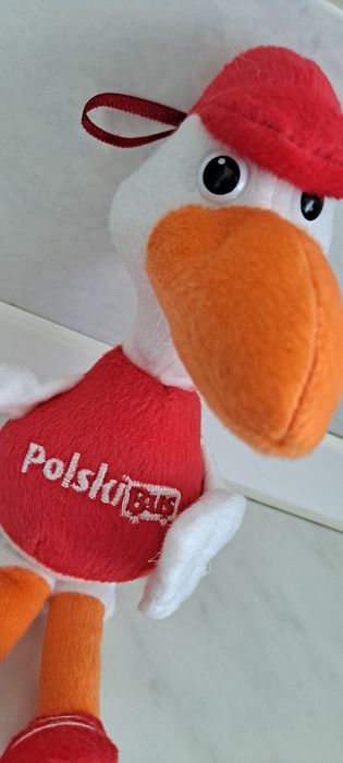 Maskotka Bocian Polski Bus 2 sztuki