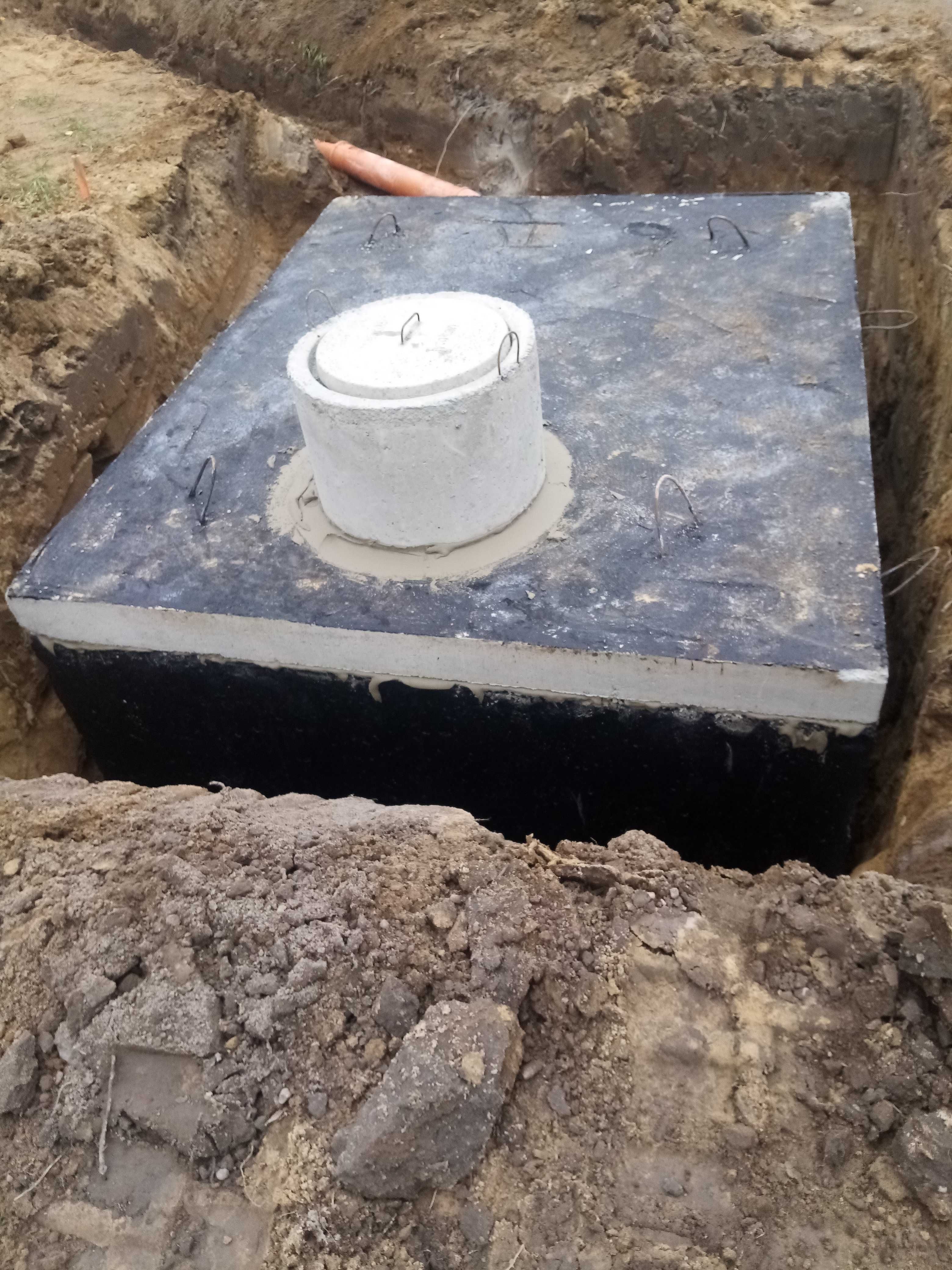 Szamba betonowe zbiorniki deszczówka przyłącza kompleksowo odwodnienia