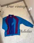Kurtka Adidas true vintage retro lata 90. Ortalionowa dresowa