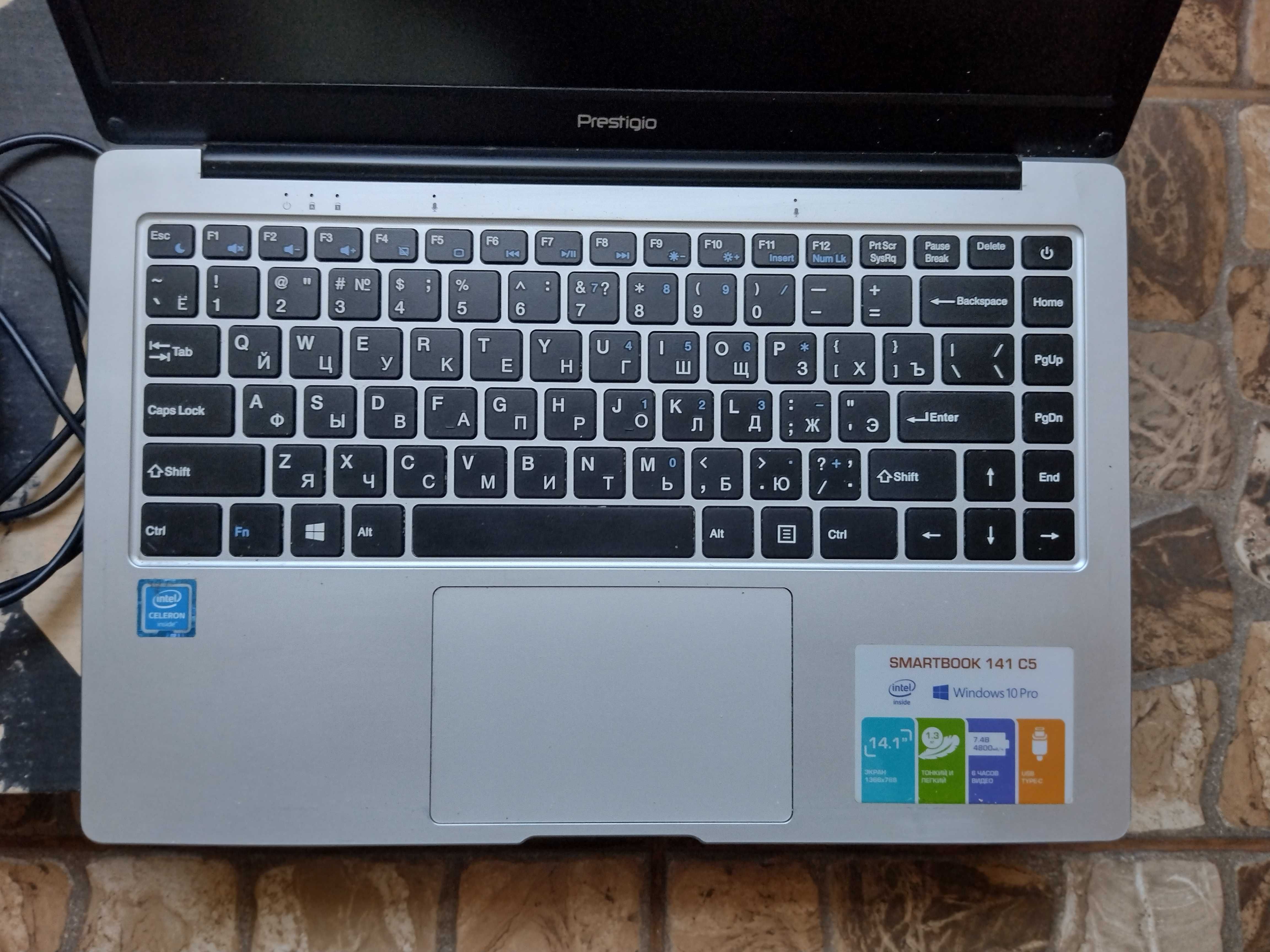 Ультрабук Prestigio SmartBook 141 C5 комплектующие