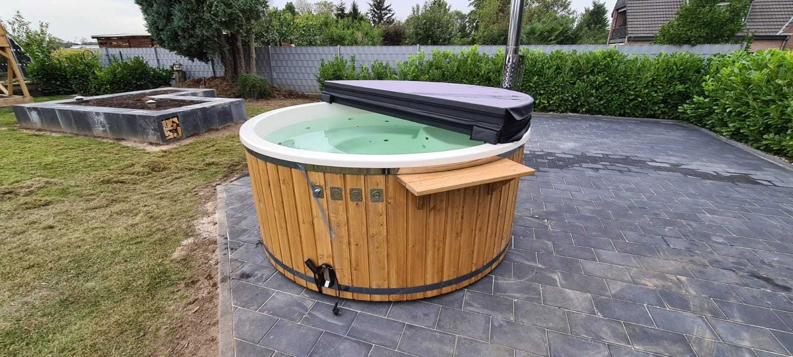 Balia Ogrodowa Hot Tub Wellness Gorąca Beczka Kąpielowa Balia Sauna