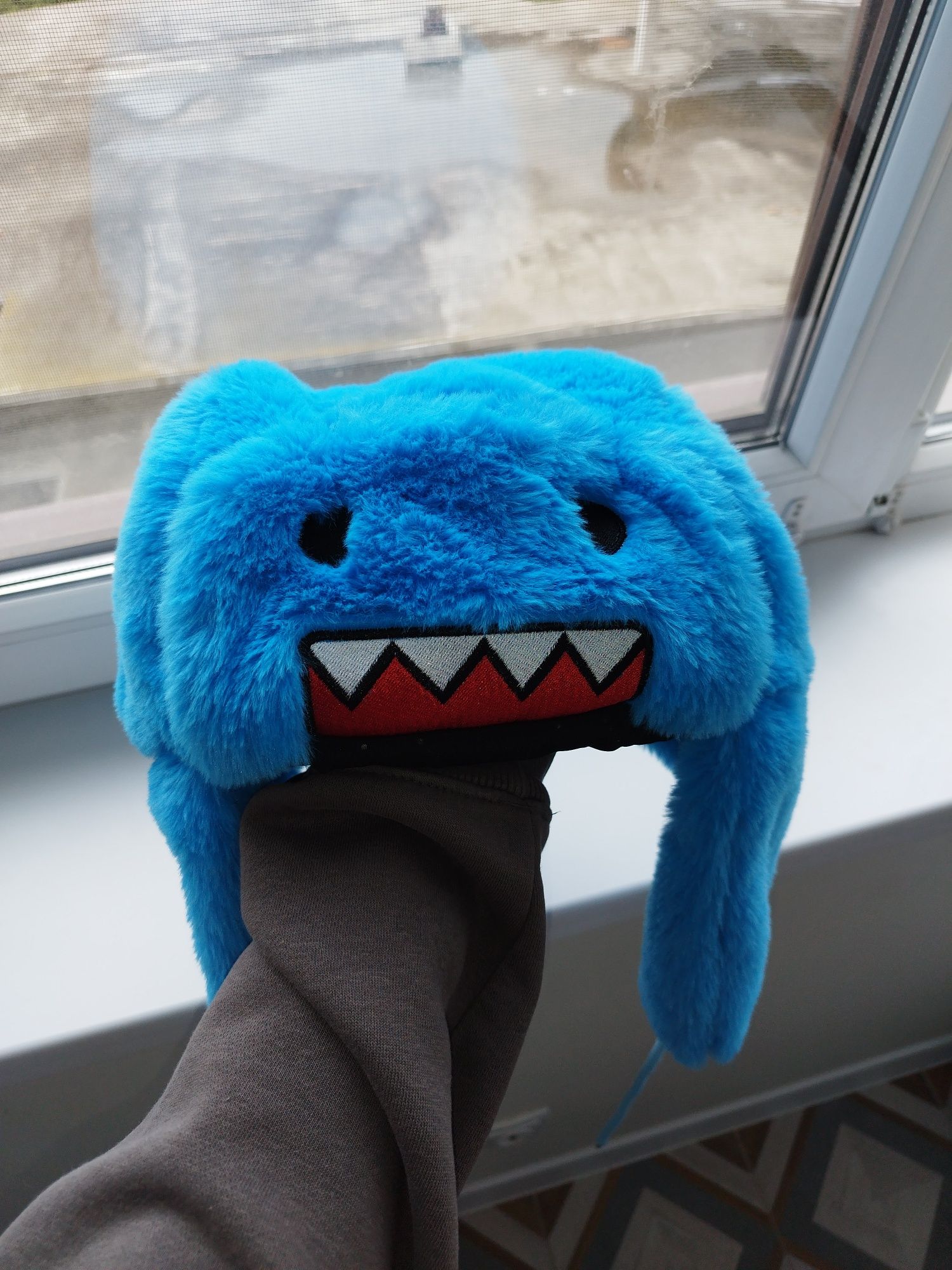 шапка вушанка Домо кун, domo kun