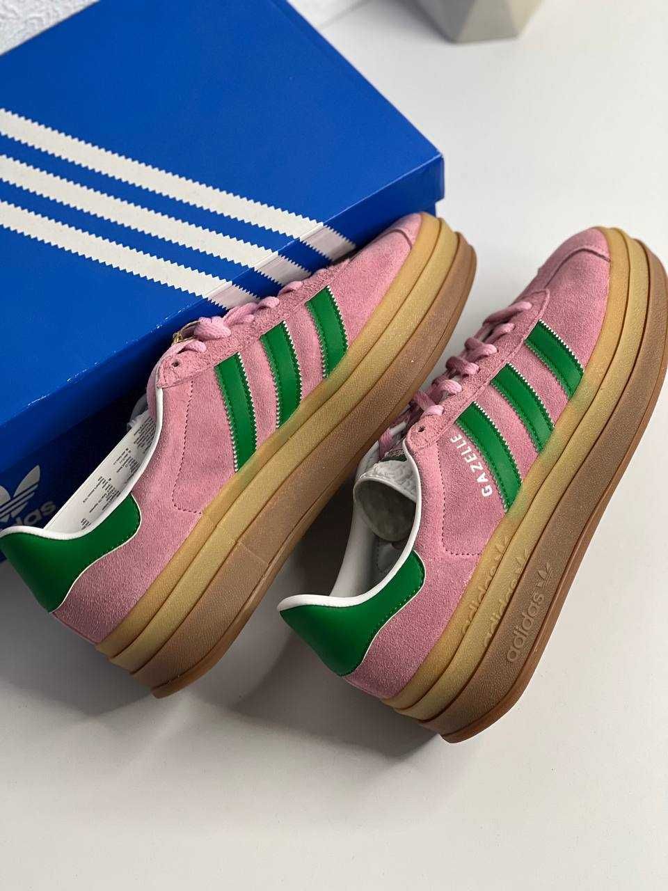 Замшеві жіночі Оригінальні кросівки Adidas Gazelle Bold 40,5 Розміру