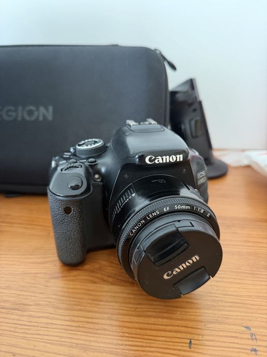 Canon EOS 600D DSLR câmara + 50mm 1.8 UV Haze