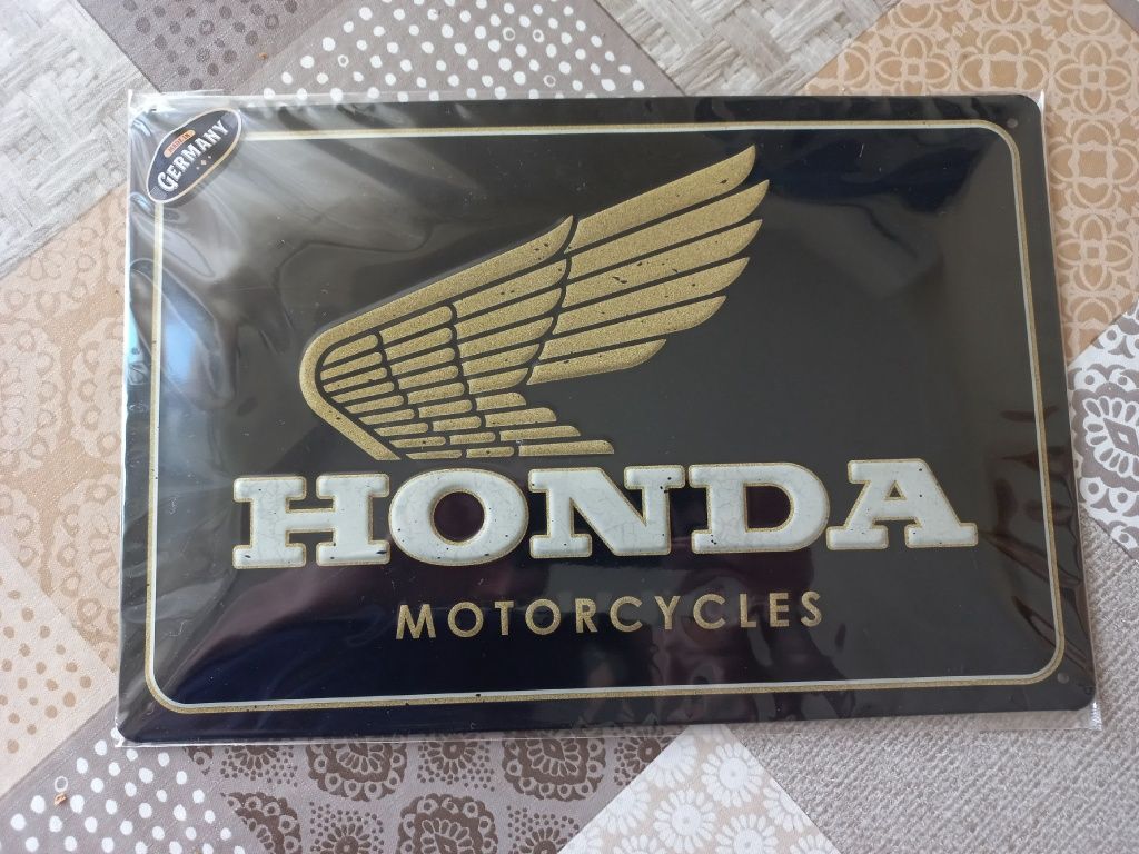 Placa Metal Honda