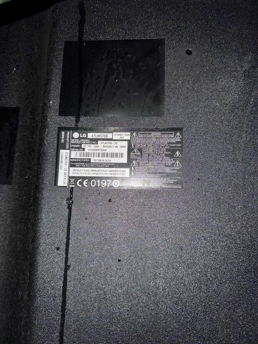 Działające płyty – zasilacz i płyta główna do telewizora LG 47LN575S