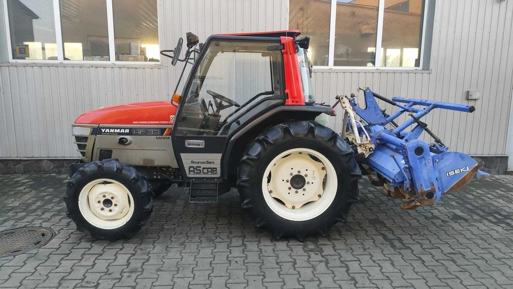 Japoński traktorek Yanmar AF 33 z glebogryzarką 4x4 33 KM Rewers Wspom