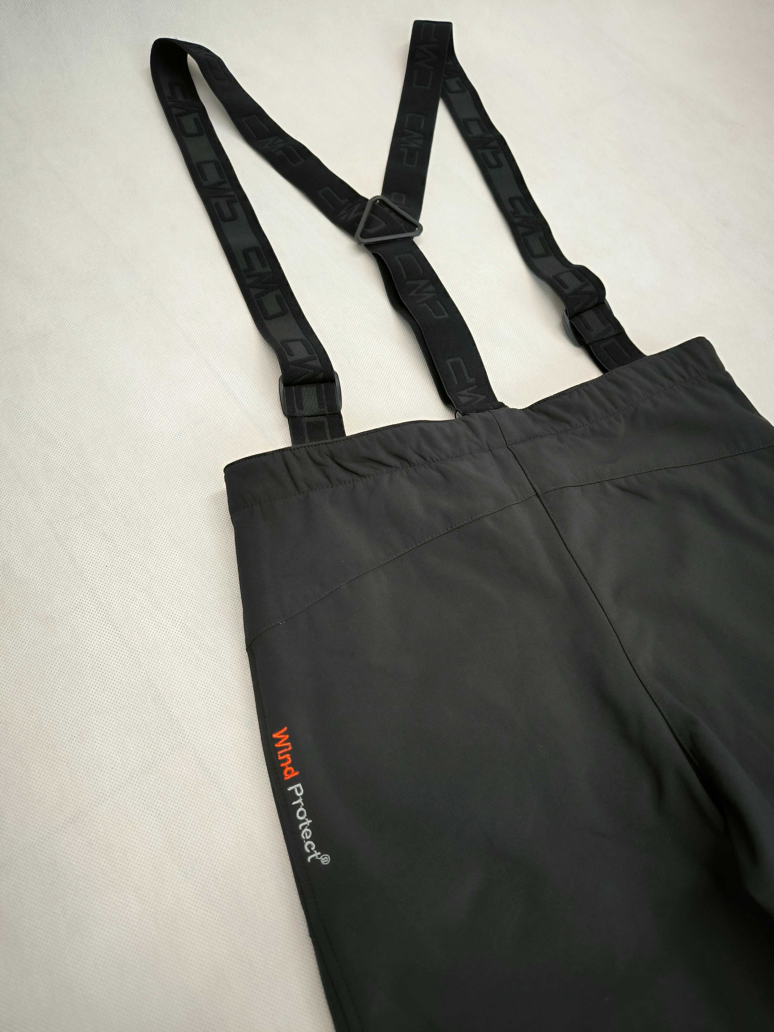 Spodnie zimowe CMP z szelkami softshell windprotect M 3a16406n