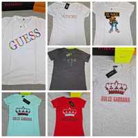 Koszulki damskie t-shirt Guess kolory koszulki damskie nowość hit