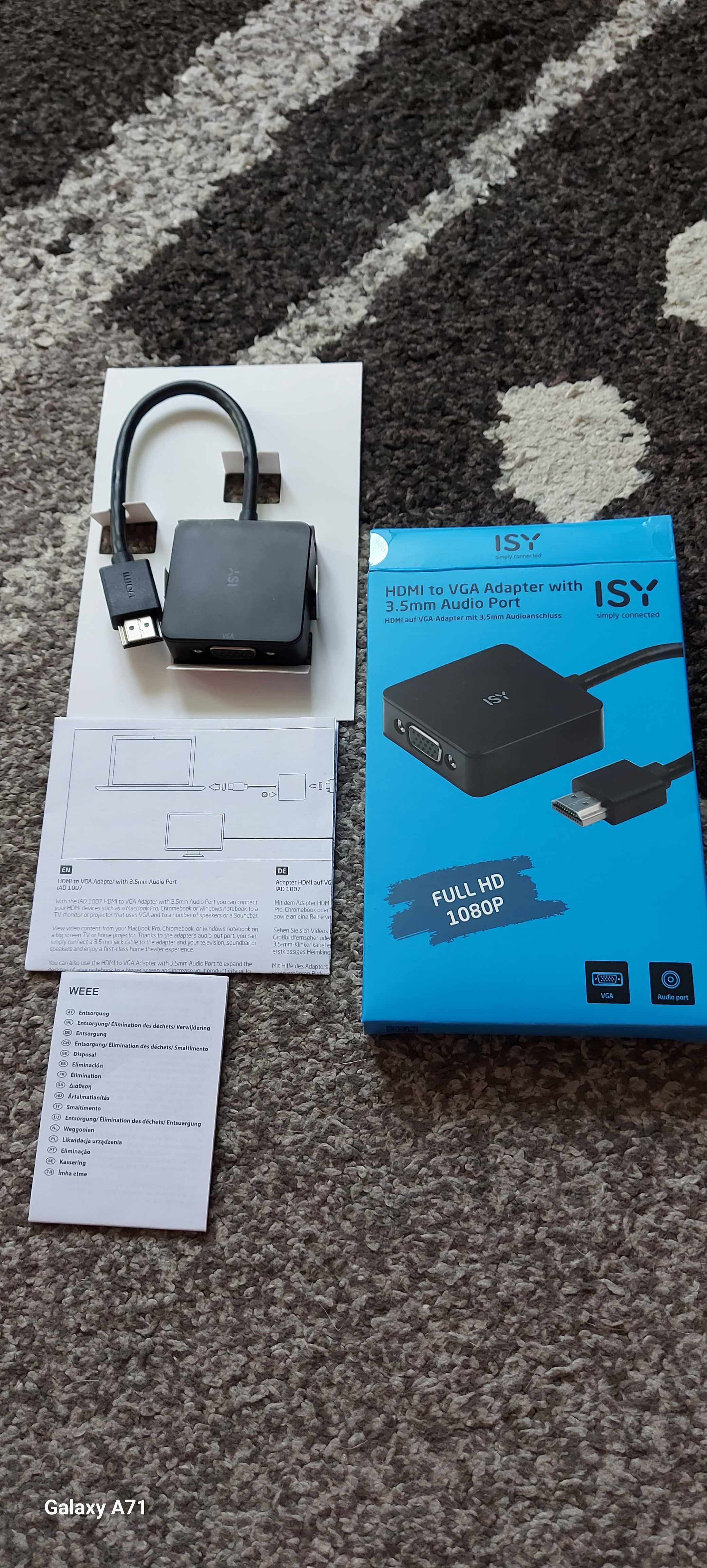 Adapter ISY IAD-1007 HDMI - VGA
