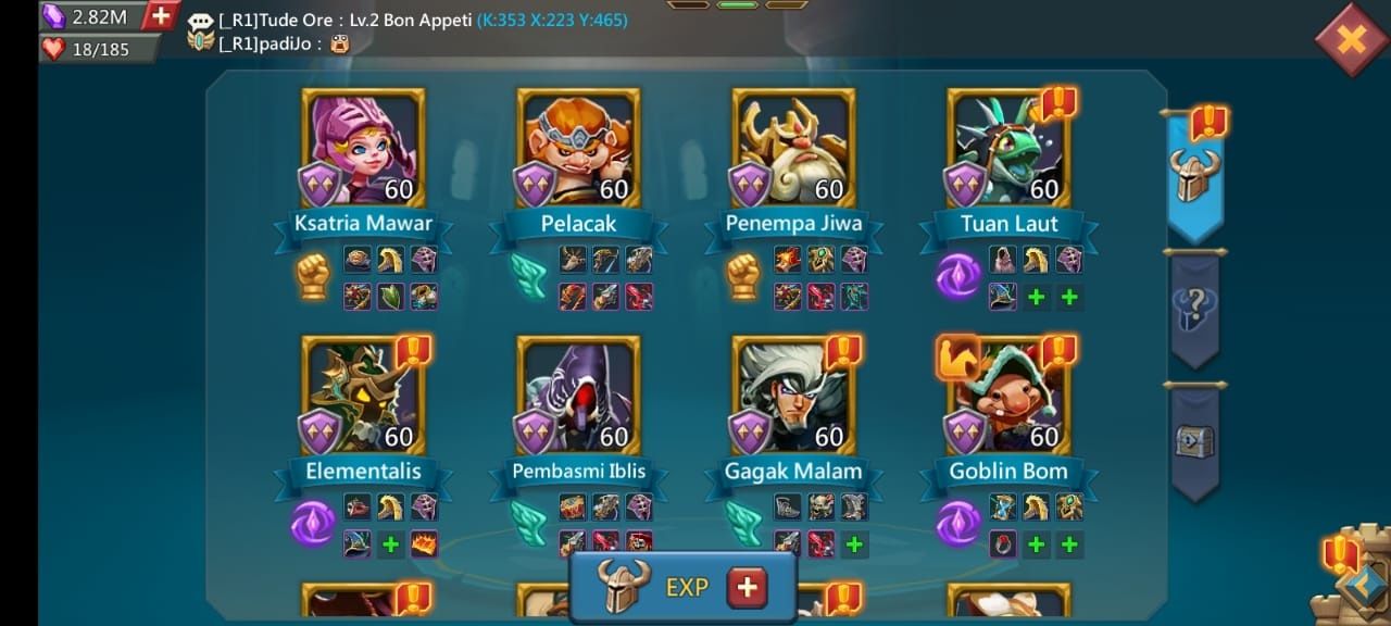 Lordsmobile używana gra na pc android