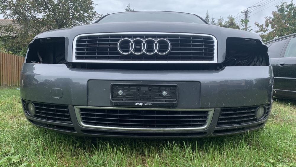 AUDI A4 B6 LX7Z zderzak przód przedni szary CZĘŚCI