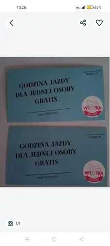 Wrotka katowice dwa bilety na 2 godziny