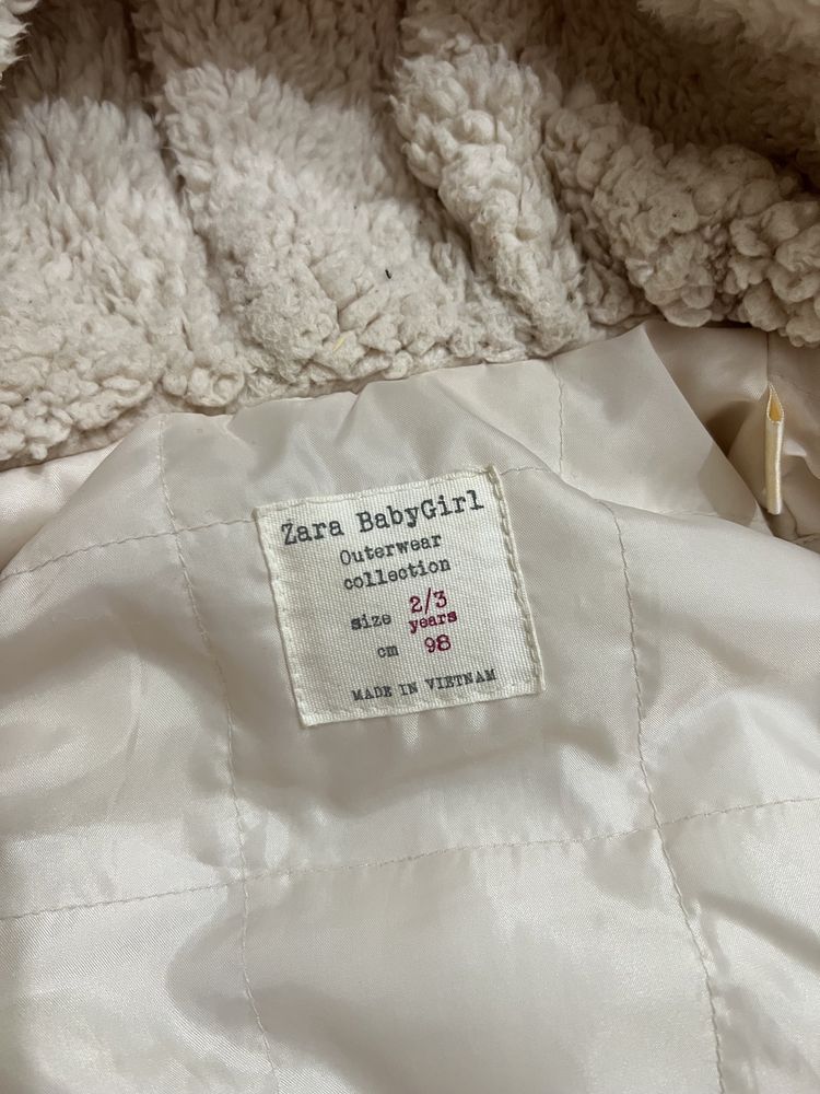 Жилетка Zara, шубка