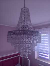 Piękna Lampa kryształowa żyrandol z kryształkami luksusowa lampa sufit