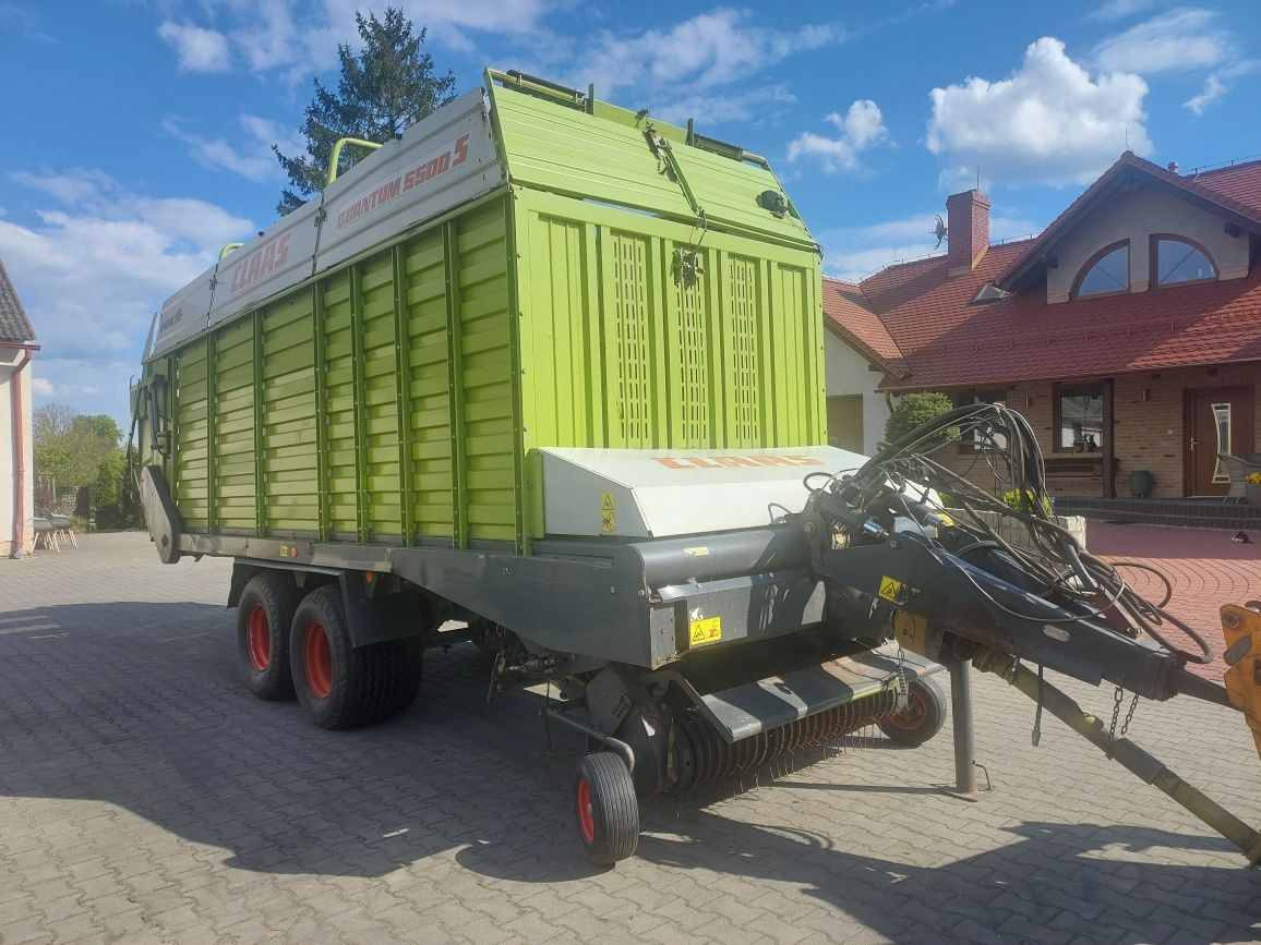 Przyczepa samozbierajaca claas quantum 5500S sprowadzona