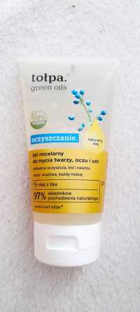 Tołpa Green Oils Oczyszczający żel micelarny do mycia twarzy olej len