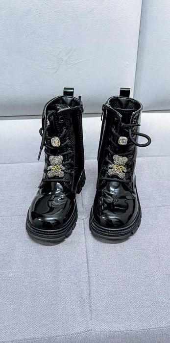 Buty botki kozaki z ociepleniem 32 dziewczęce