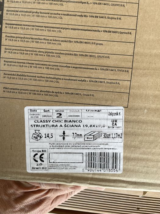 Paradyz CLASSY CHIC BIANCO Płytka, Płytka Dekoracyjna