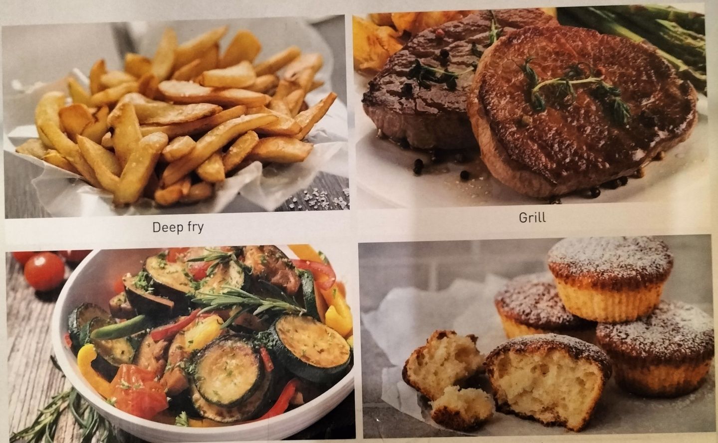 Frytkownica beztłuszczowa.