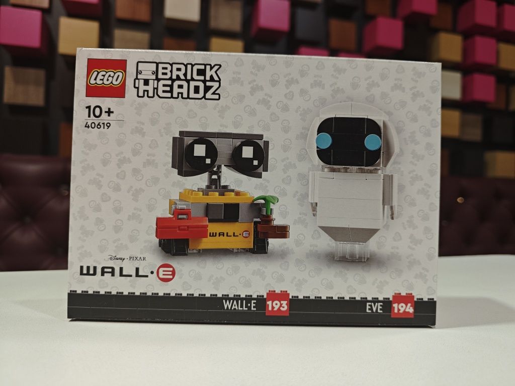 Конструктор LEGO BRICK HEADZ 40619 ЕВА и ВАЛЛ-И (155 Деталей)