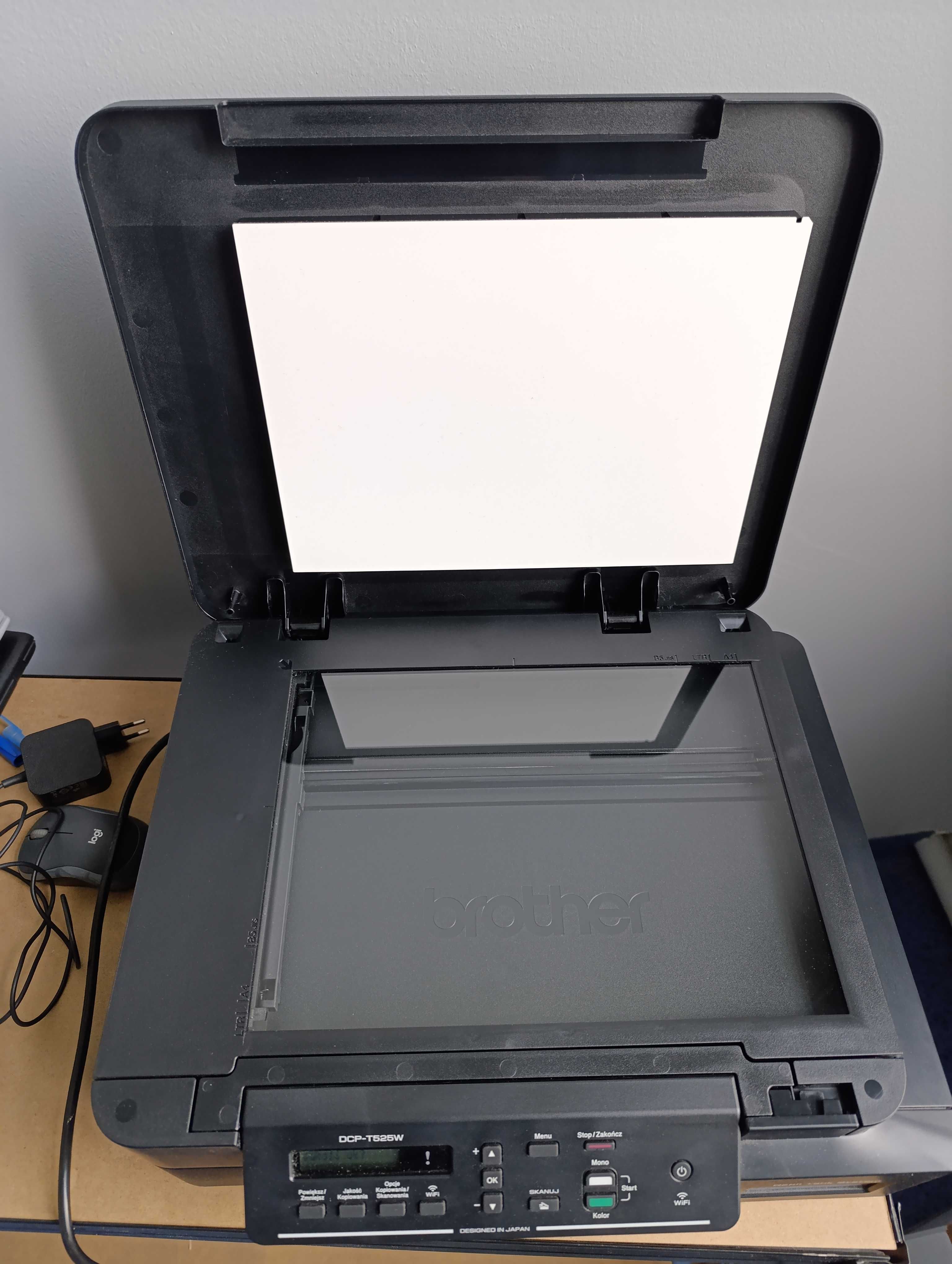 STAN IDEALNY Drukarka Skaner BROTHER DCP-T525W Dolewanie tuszy WiFi FV