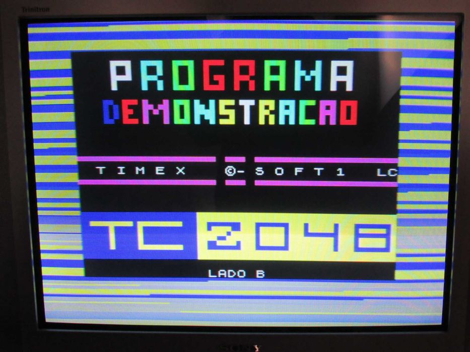 Cassete de demonstração Timex Computer 2048